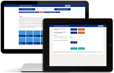 AWVN business app voor transitievergoeding
